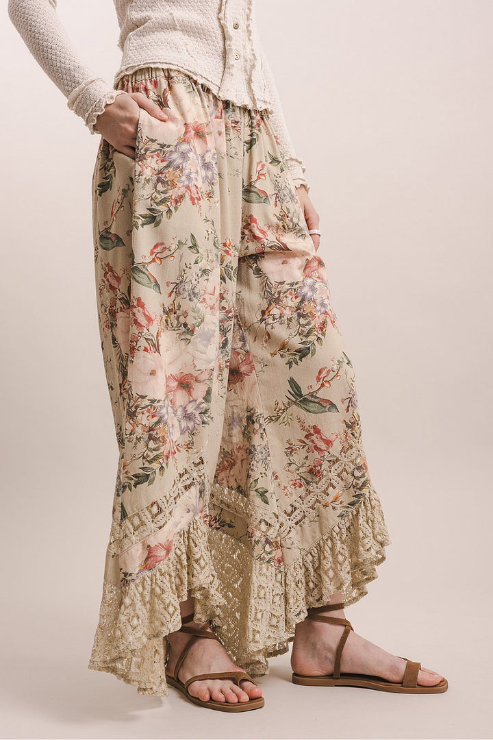 English Rose Cotton Pants