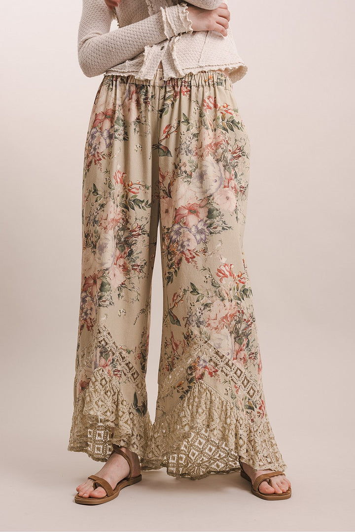 English Rose Cotton Pants