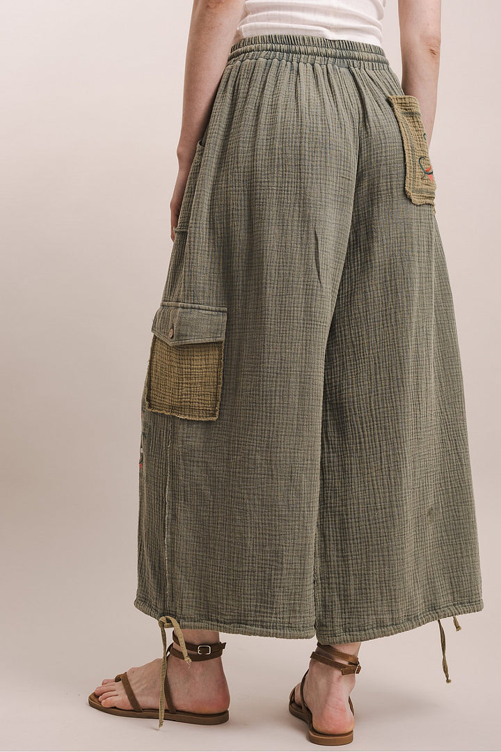 Forest Fern Cotton Pants