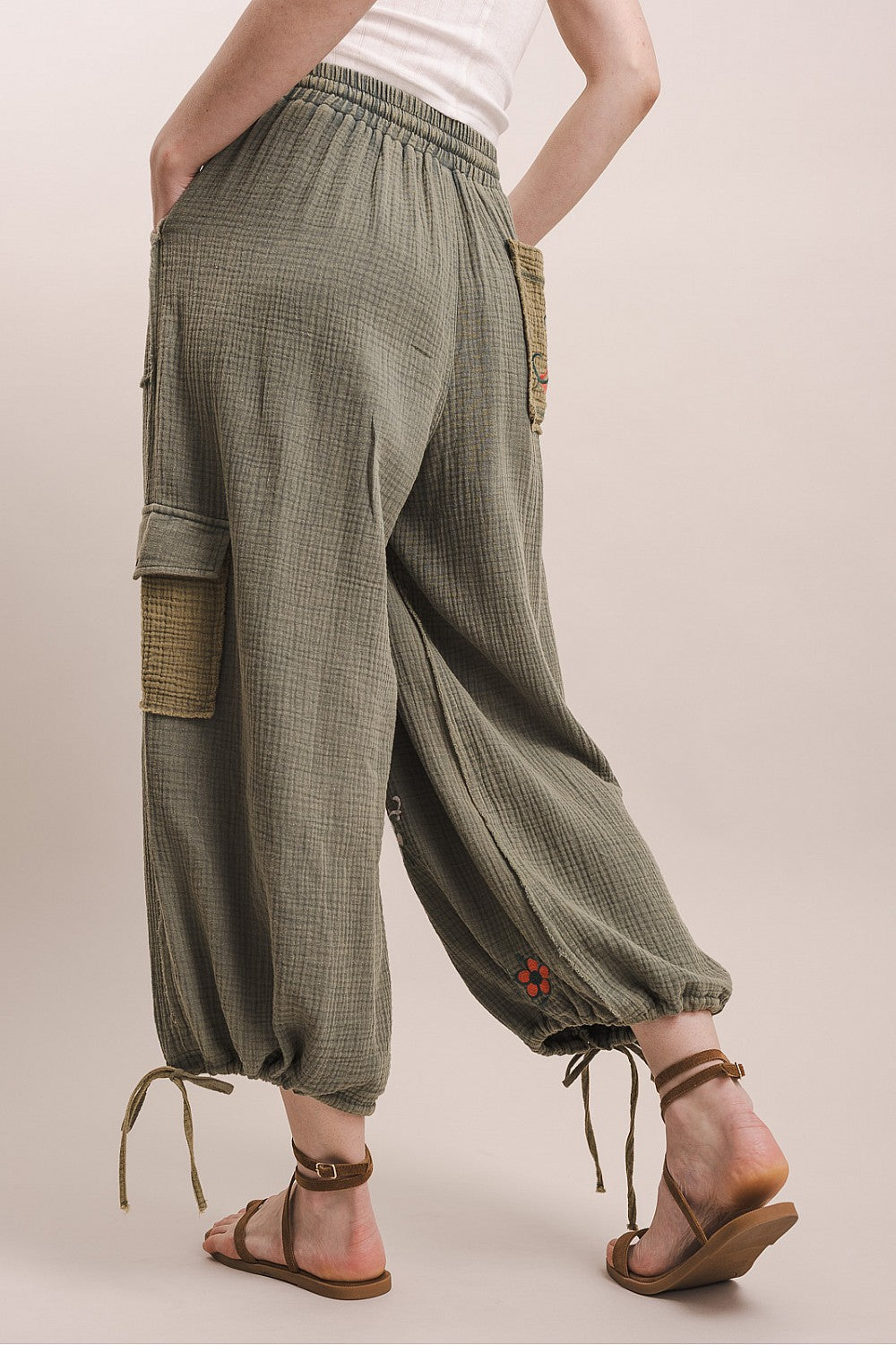 Forest Fern Cotton Pants