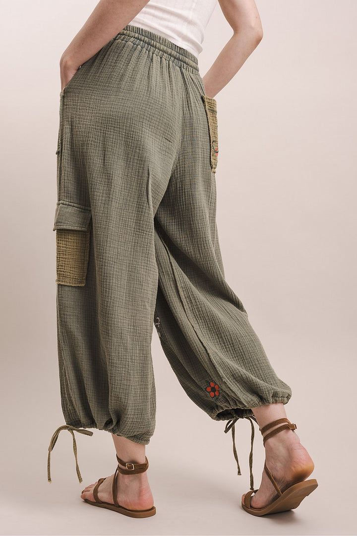 Forest Fern Cotton Pants