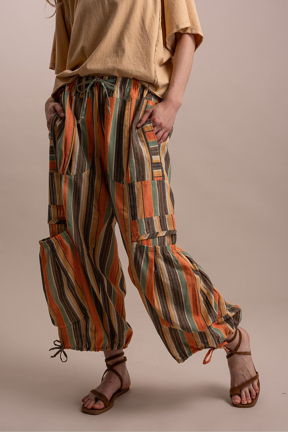 Desert Sunset Striped Pants