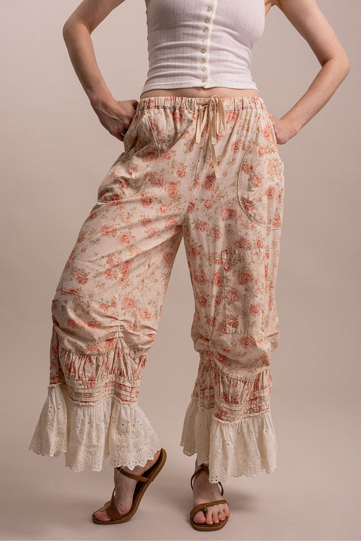 Peach Meadow Cotton Pants