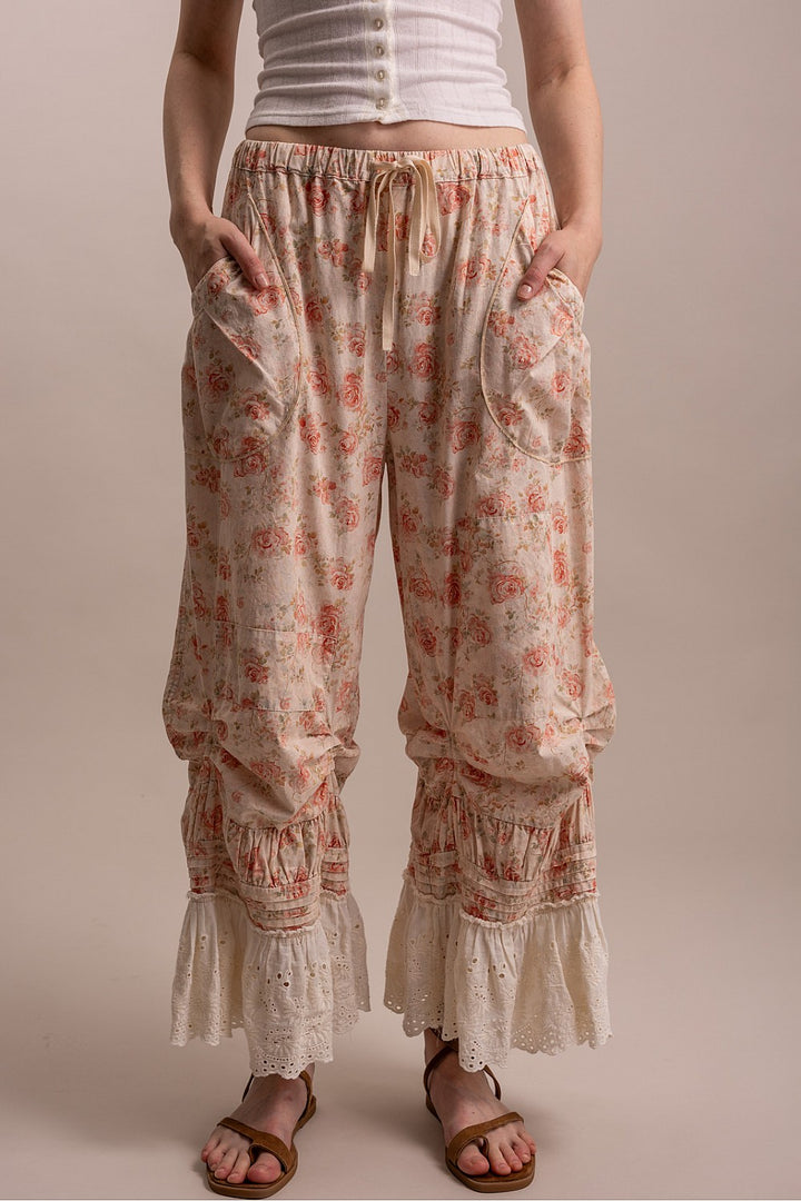 Peach Meadow Cotton Pants