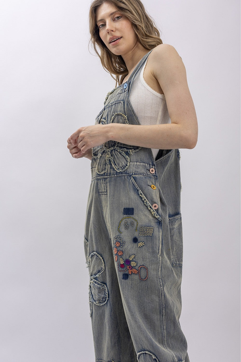 Daisy Bloom Overalls