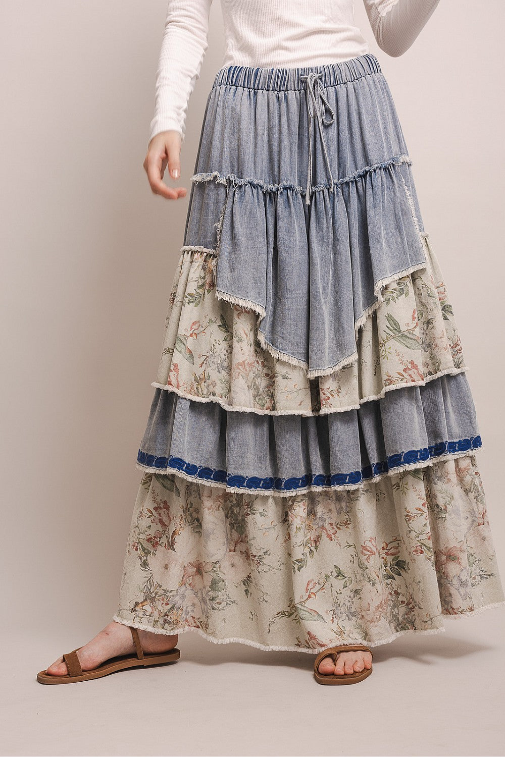 Dreamy Breeze Denim Skirt
