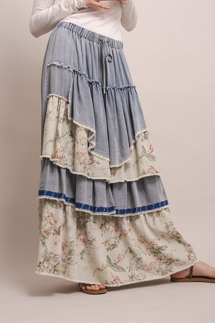 Dreamy Breeze Denim Skirt