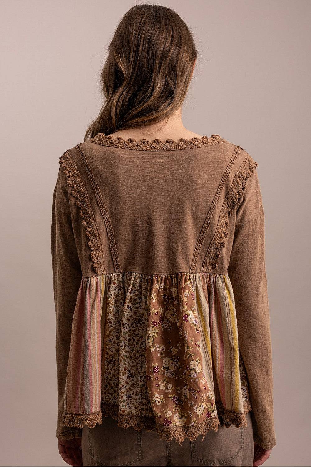 Chestnut Blossom Baby Doll Blouse