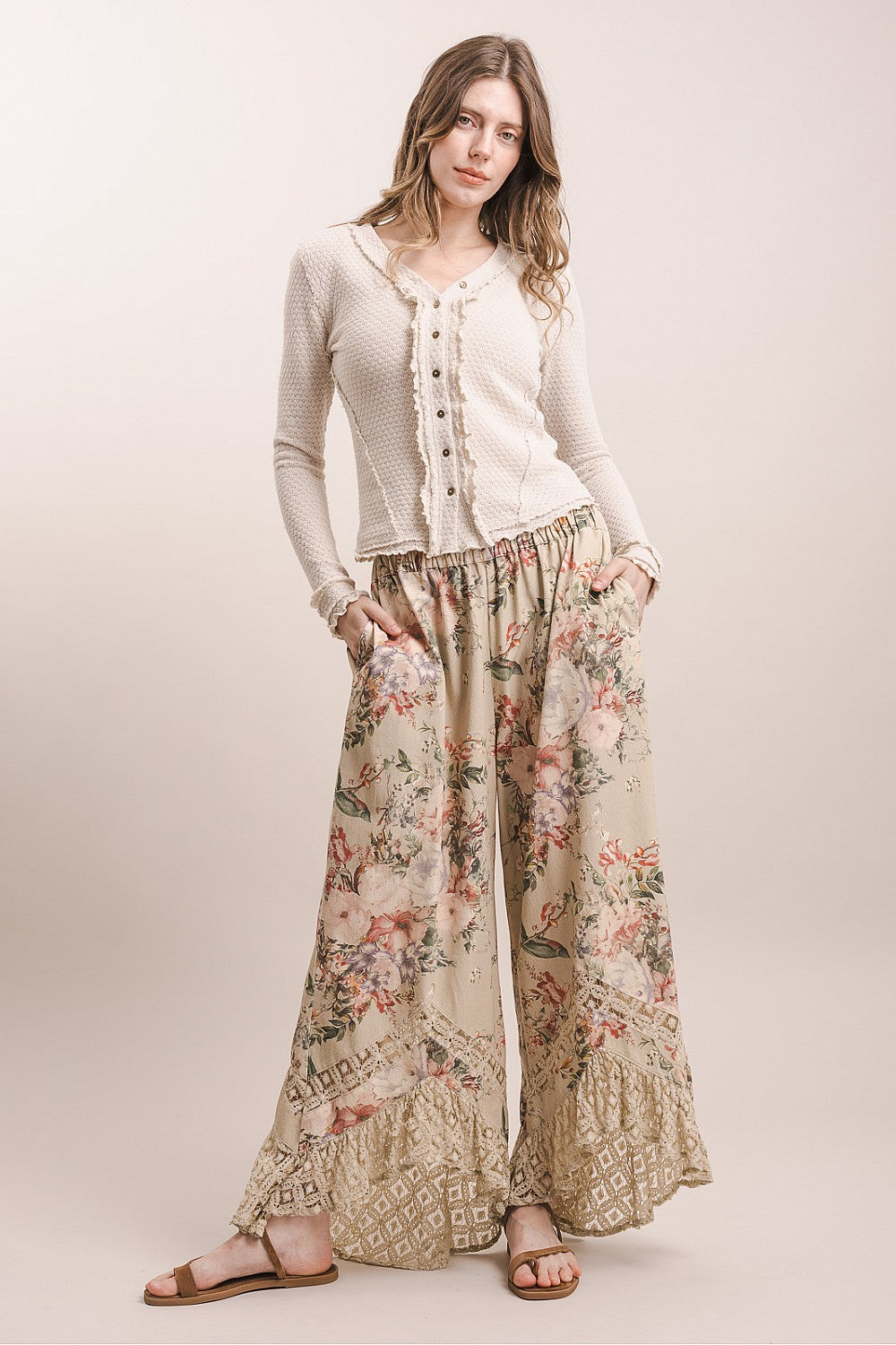 English Rose Cotton Pants