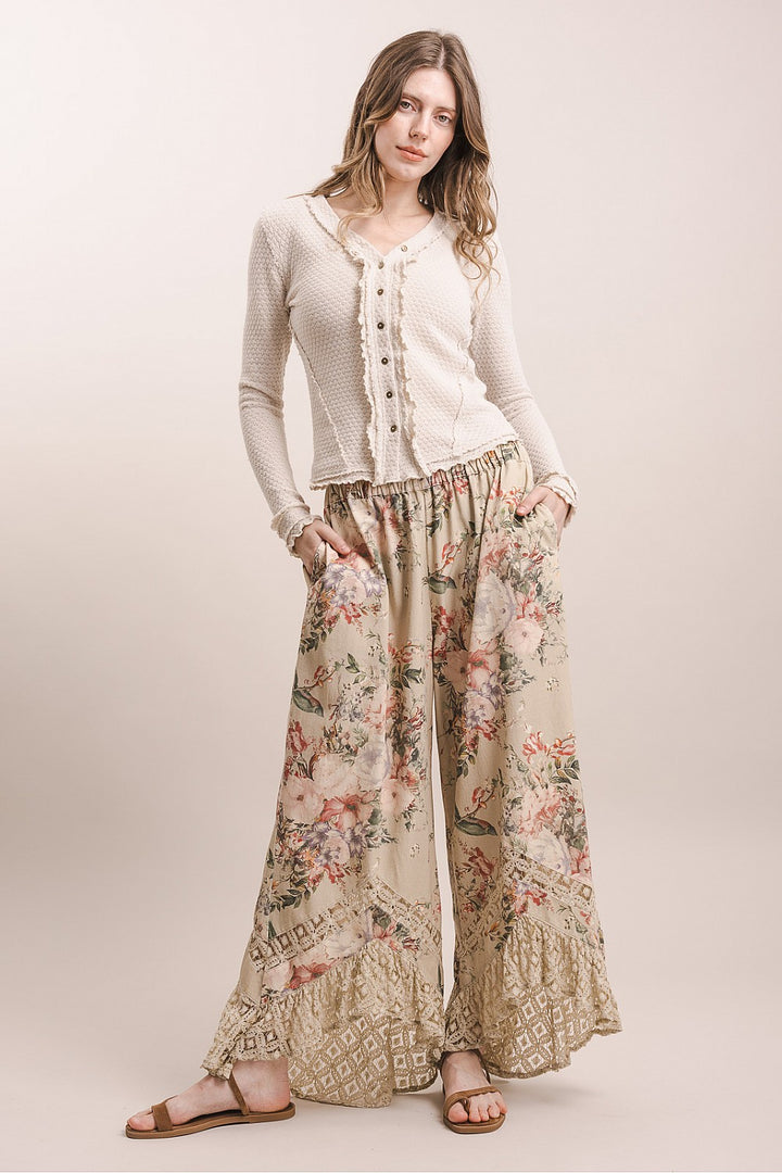 English Rose Cotton Pants
