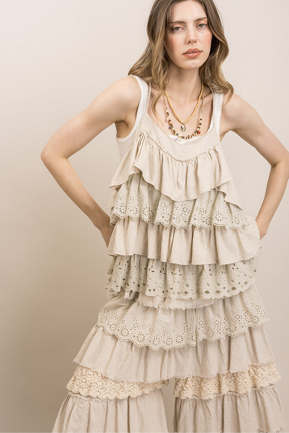 Canyon Breeze Taupe Top