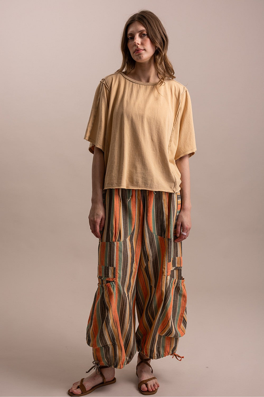 Desert Sunset Striped Pants