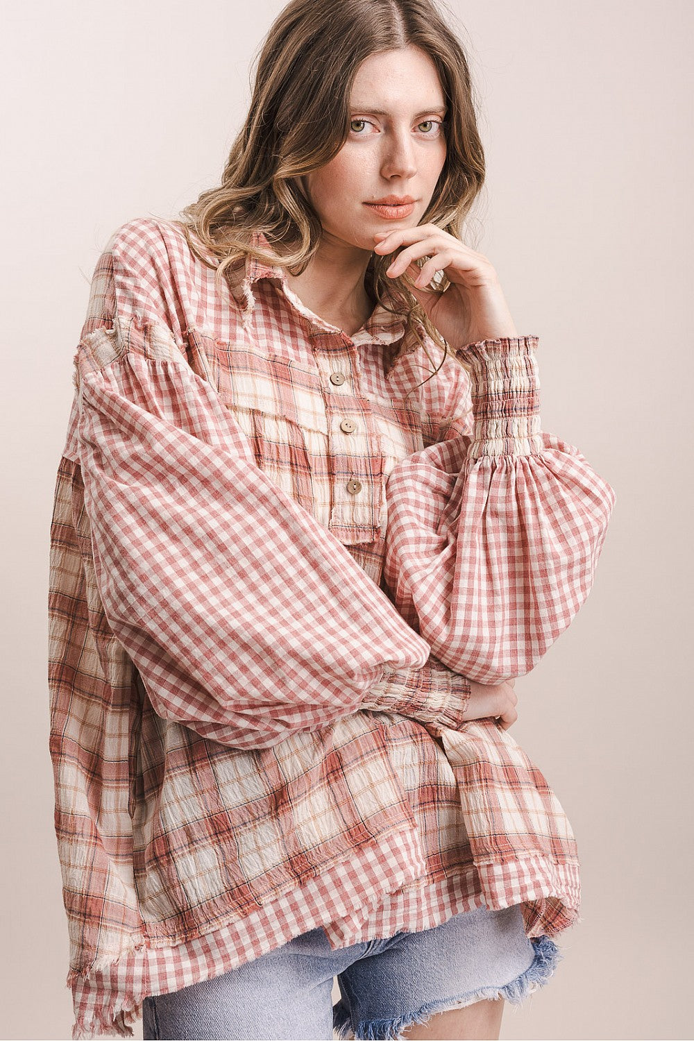 Prairie Plaid Blouse