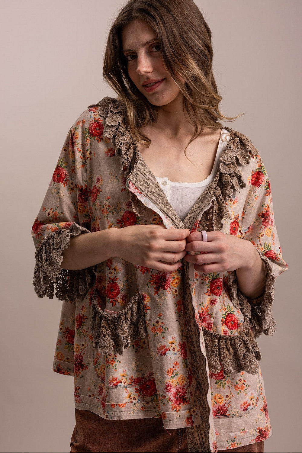 Lace Petal Cardigan