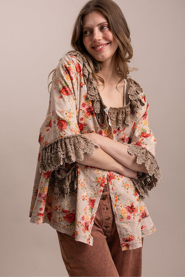 Lace Petal Cardigan