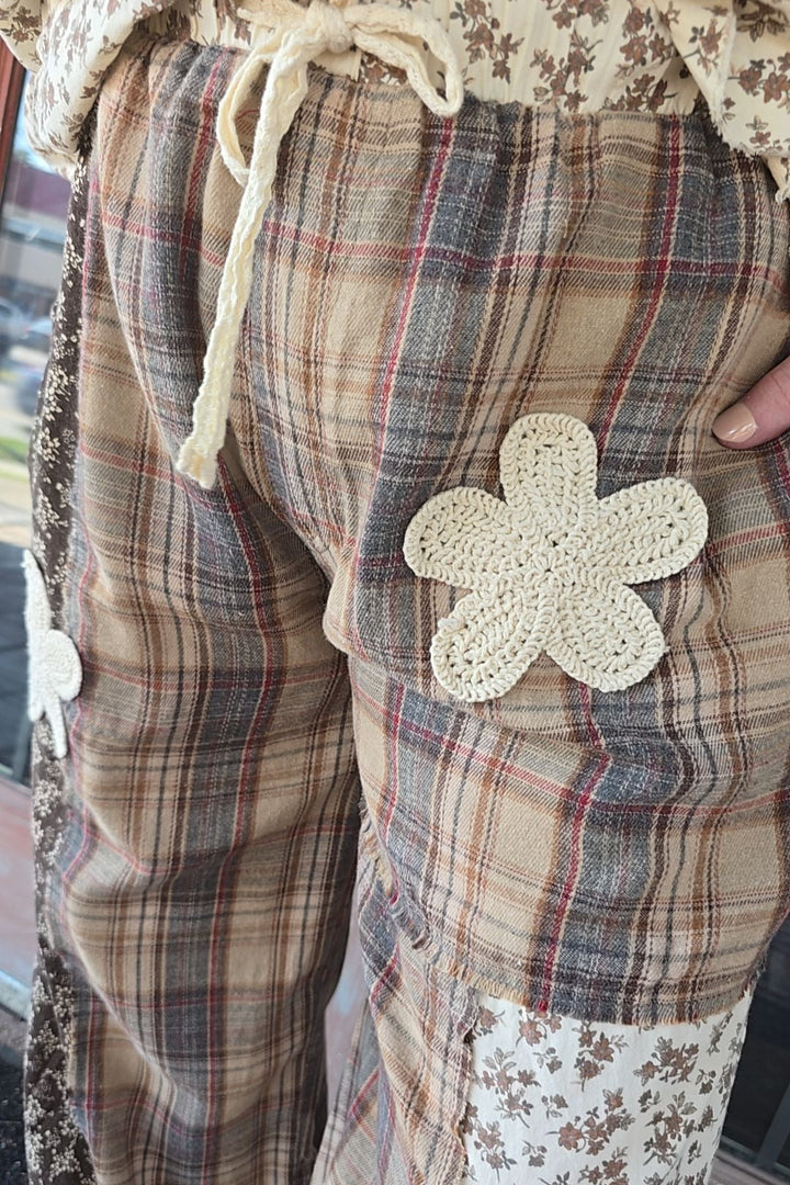 Heritage Petal Patchwork Pants