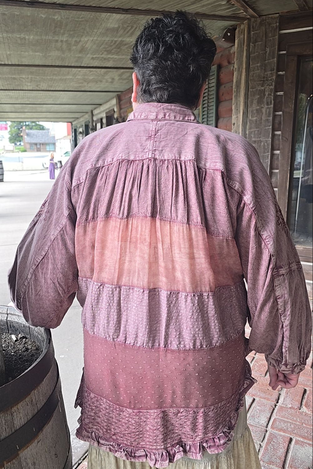 Crimson Sunset Blouse