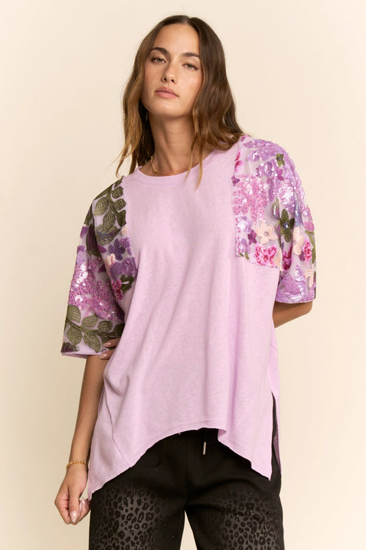 Bloom And Shine Lavender Blouse