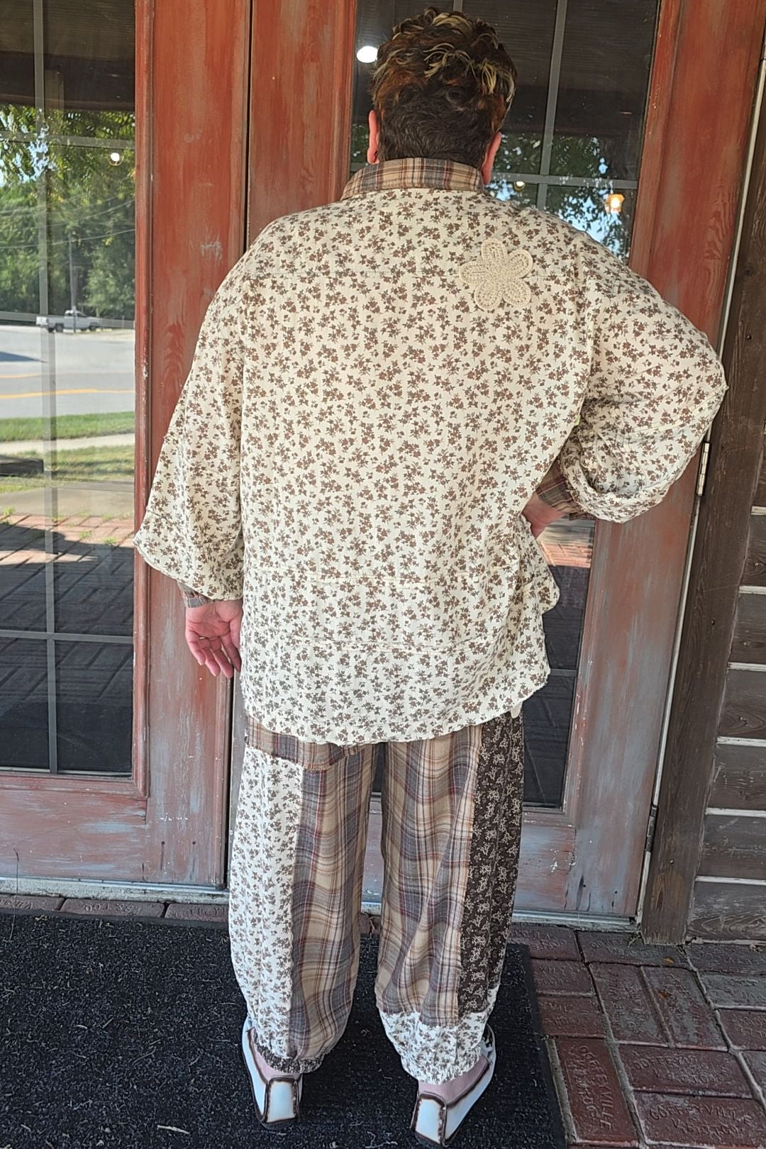 Heritage Petal Patchwork Pants
