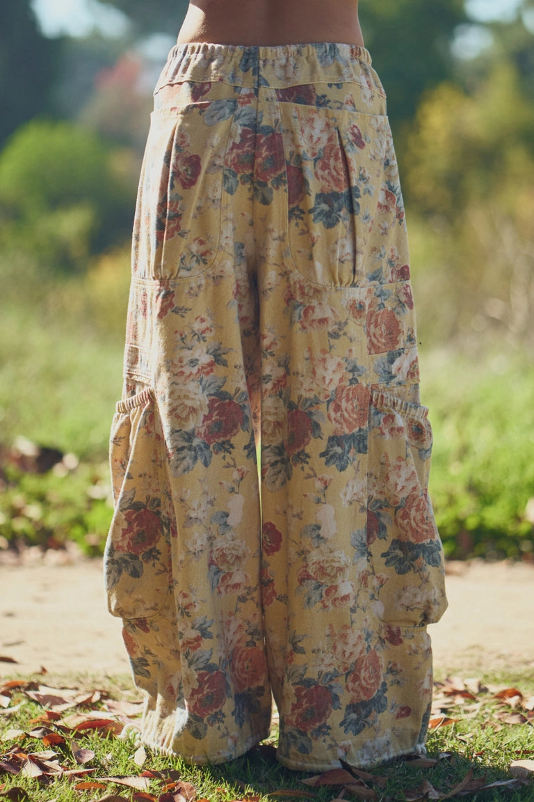 Sunshine Blossom Pocket Pants