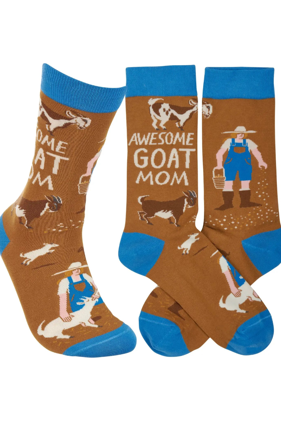Awesome Goat Mom Socks