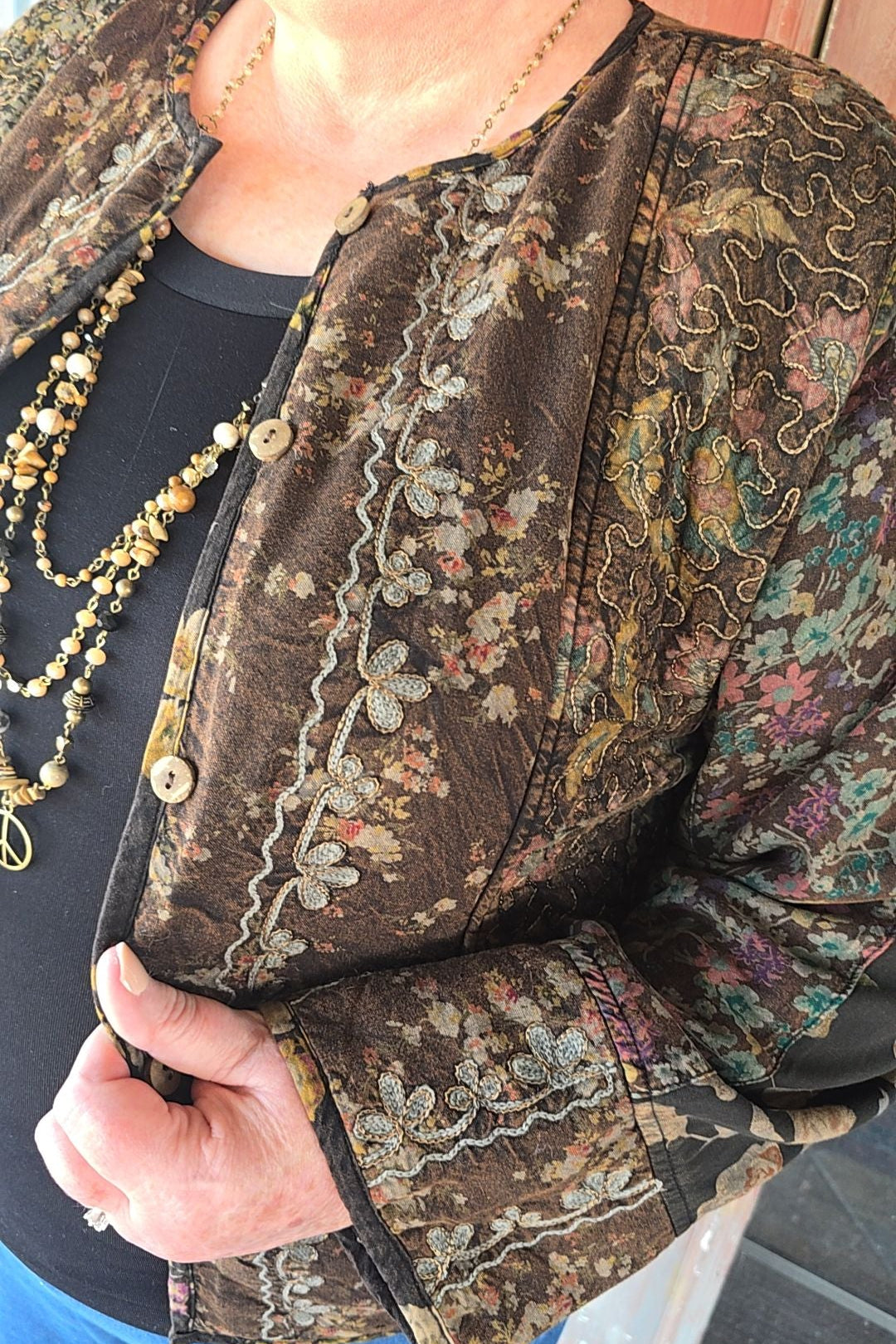 Quilted Gypsy Cardigan