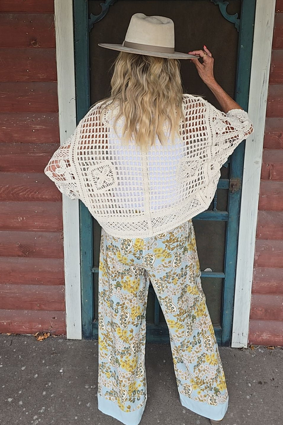 Buttercream Cotton Crochet Cardigan