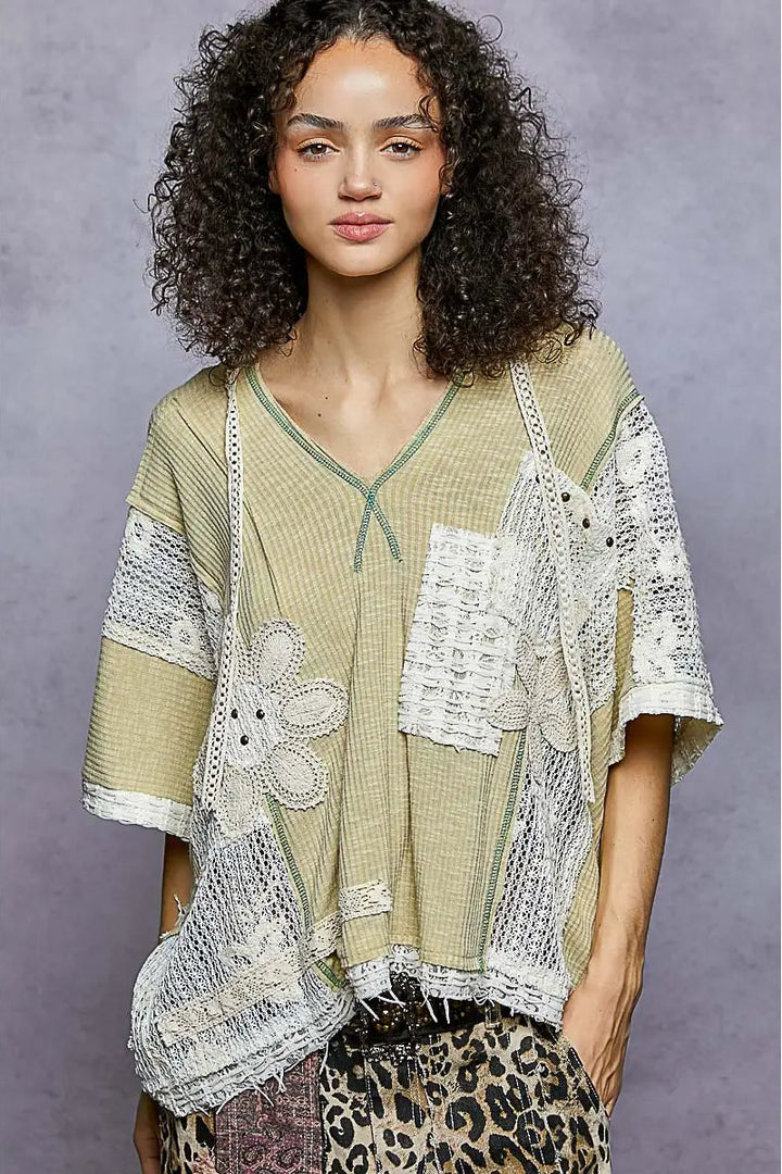 Cactus &amp; Lace Sage Casual Hoodie