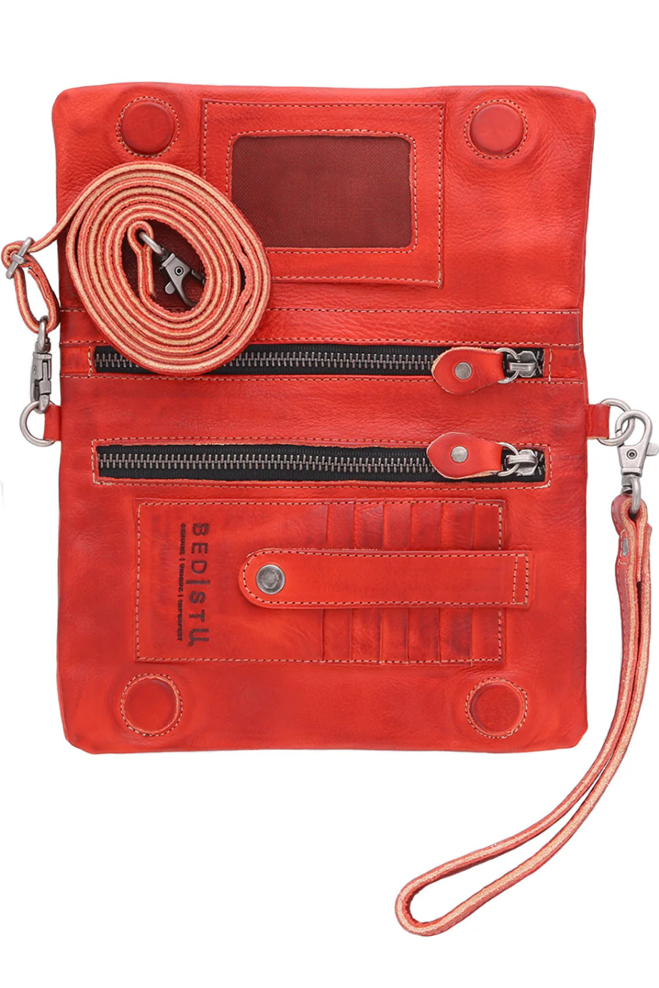Bed|Stu Cadence Red Rustic Handbag