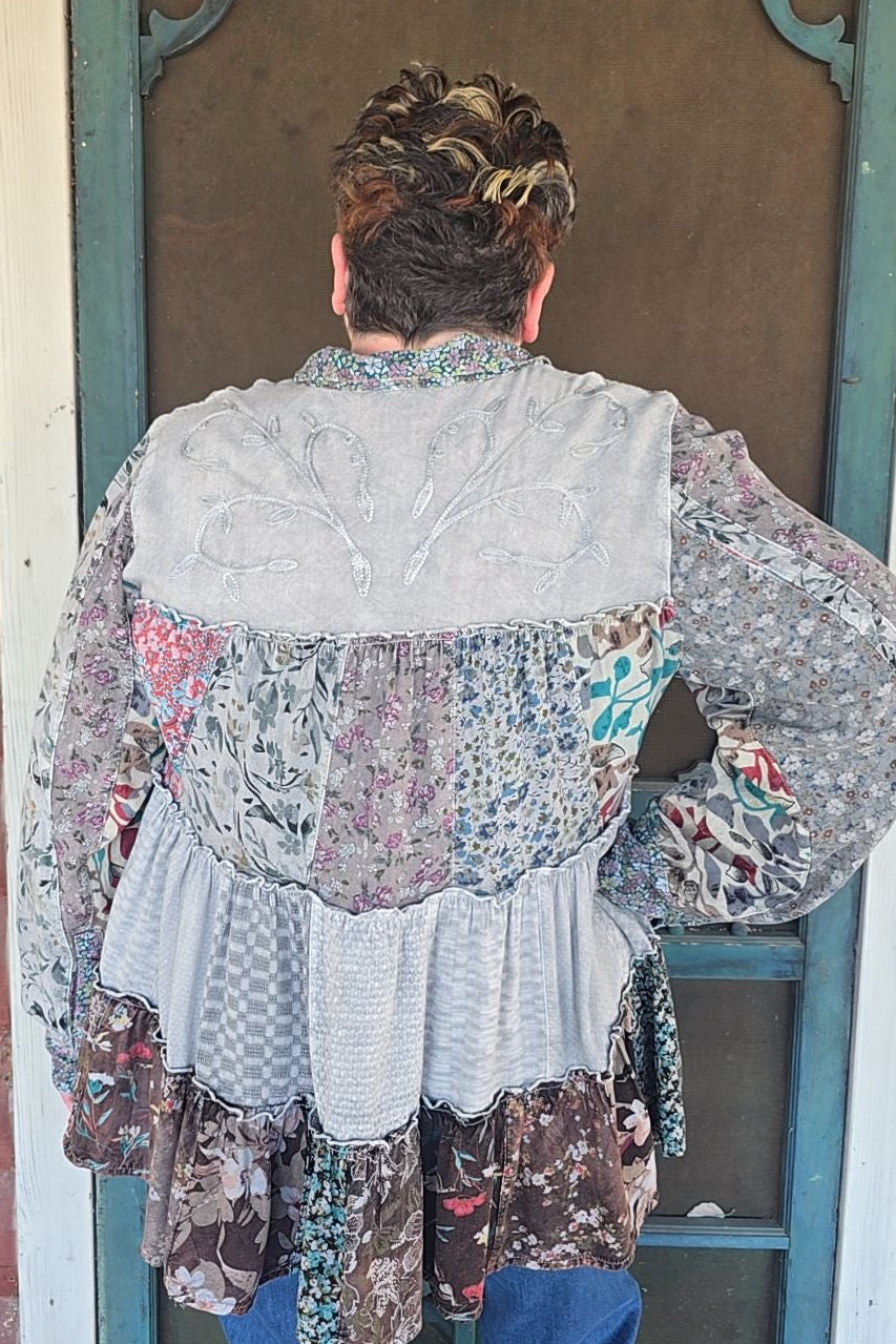 Juniper Silver Blouse