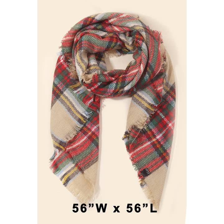 Holiday Hearth Plaid Scarf