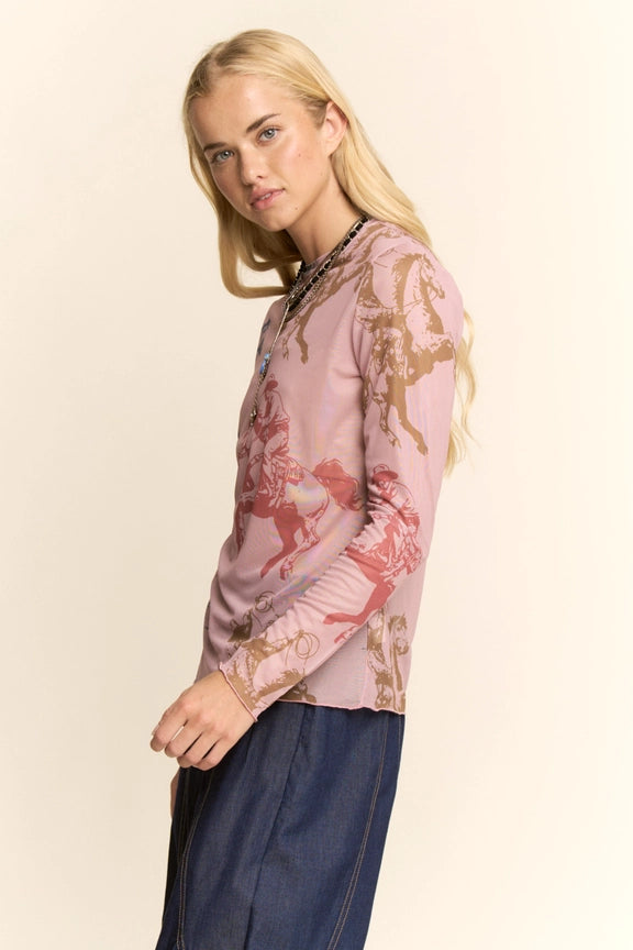 Wild Ride Mesh Blouse