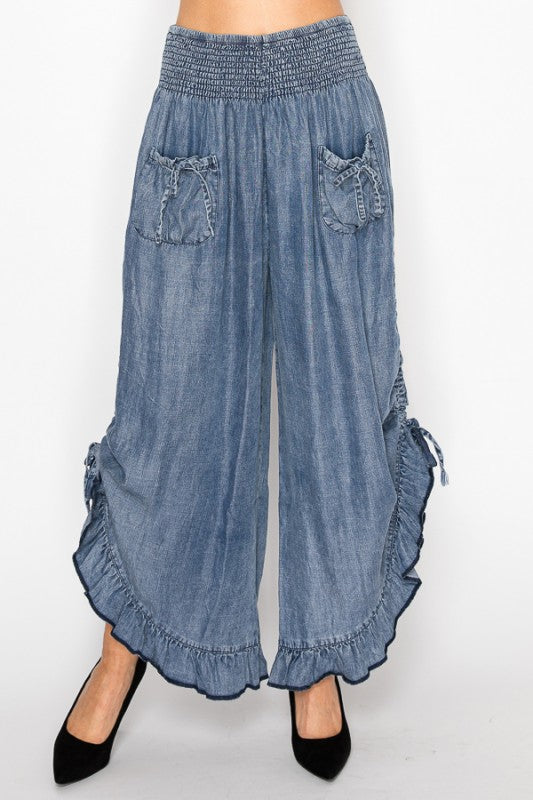 Cloverfield Blue Bloomer Pants