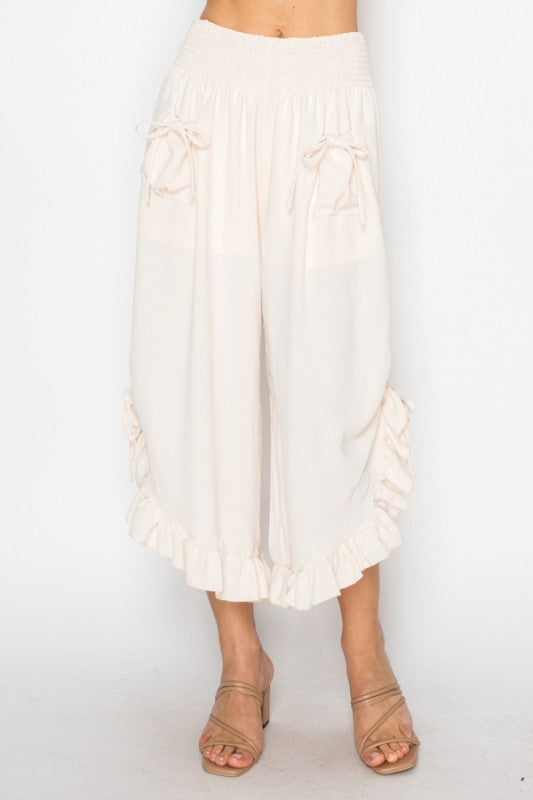 Cloverfield Cream Bloomer Pants