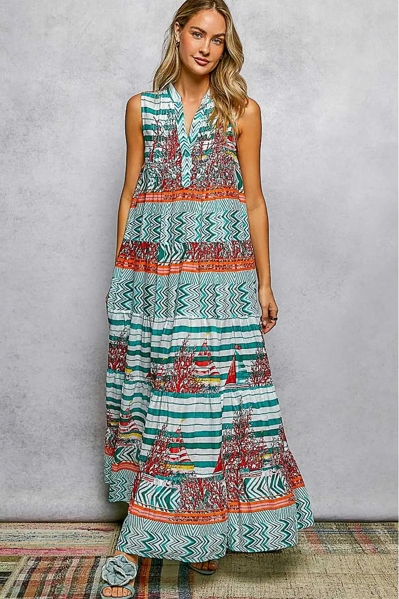Coral Reef Elegance Dress