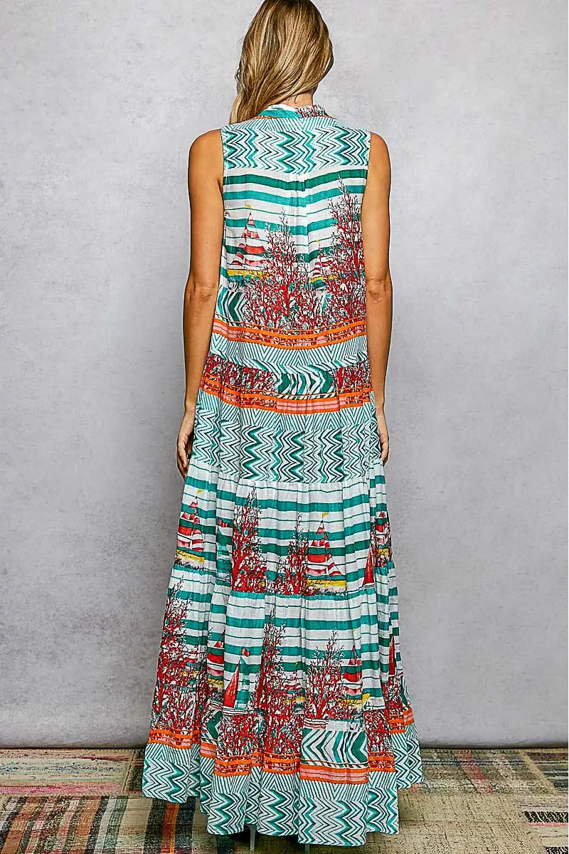 Coral Reef Elegance Dress
