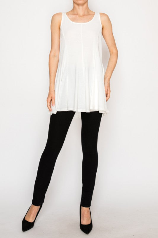 Country Charm Ivory Tunic Tank