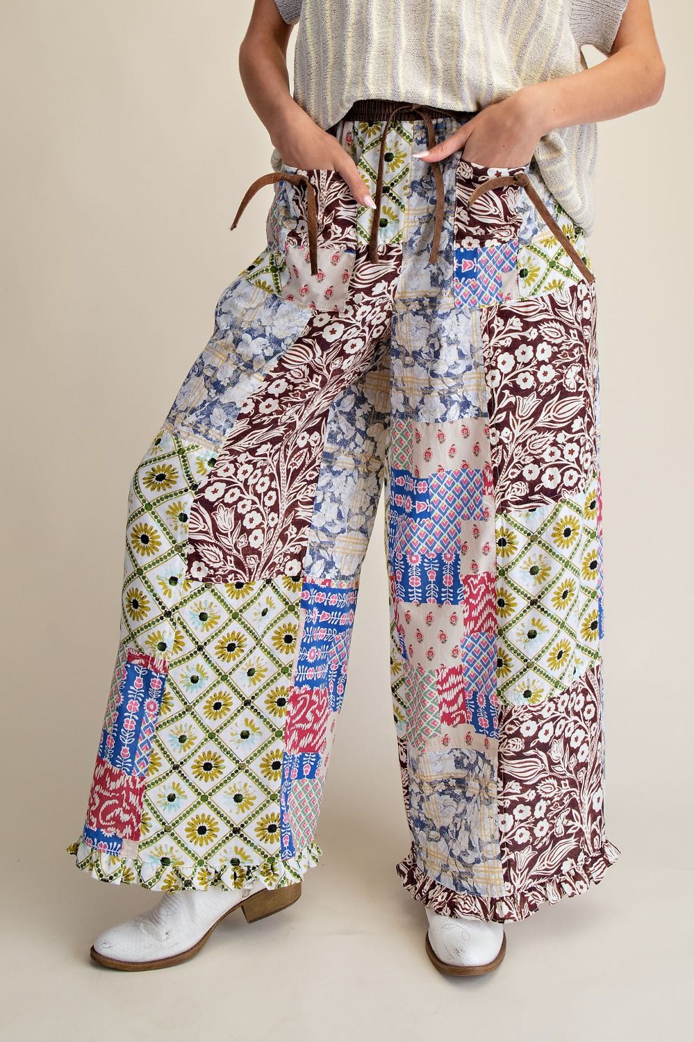 Countryside Patchwork Pants