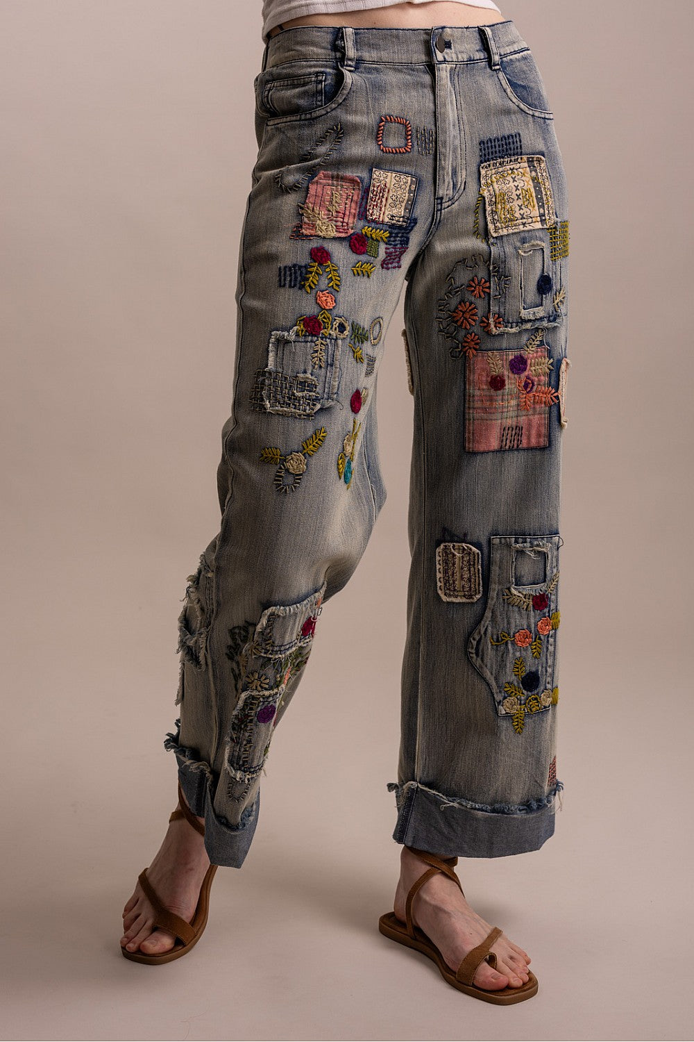 Barn Blooms Wide Leg Pants