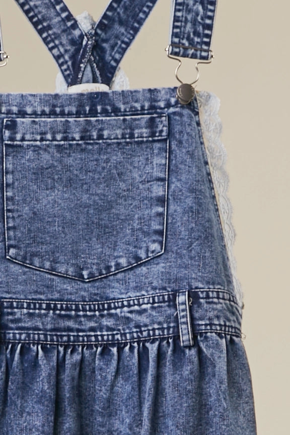 Honey And Harvest Denim Overall Dress
