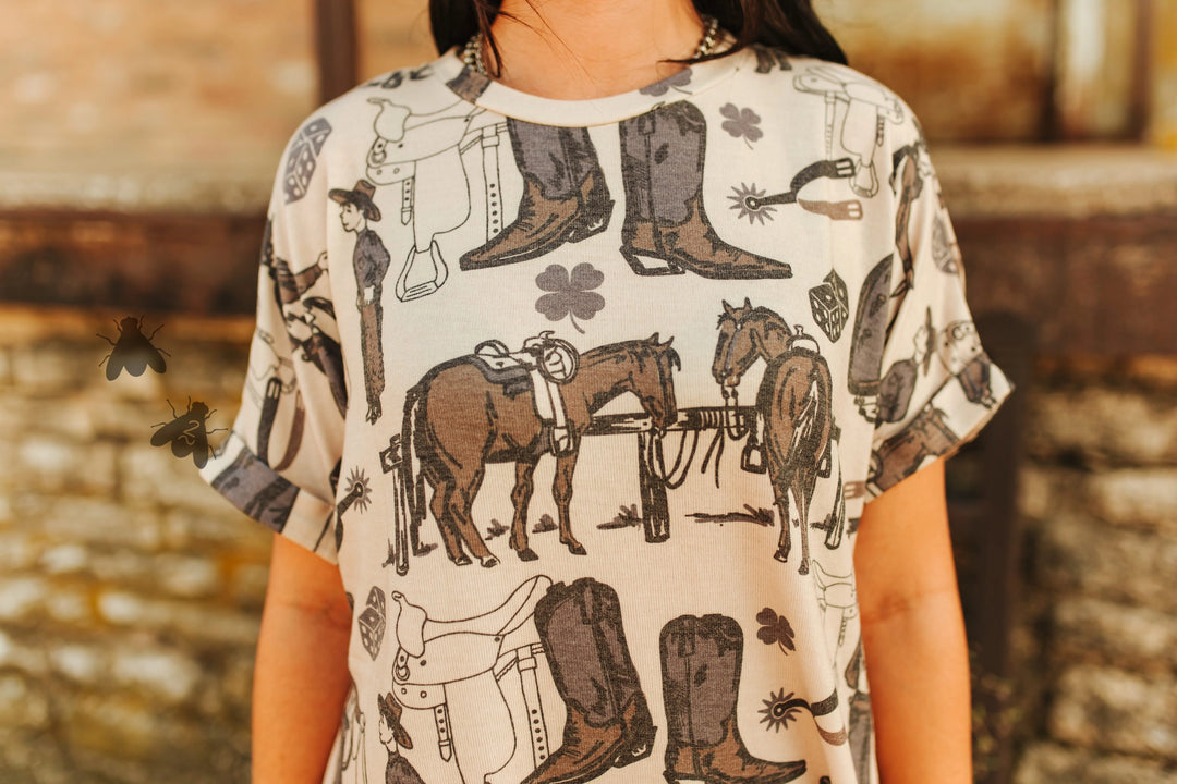 Lucky Draw Western Top