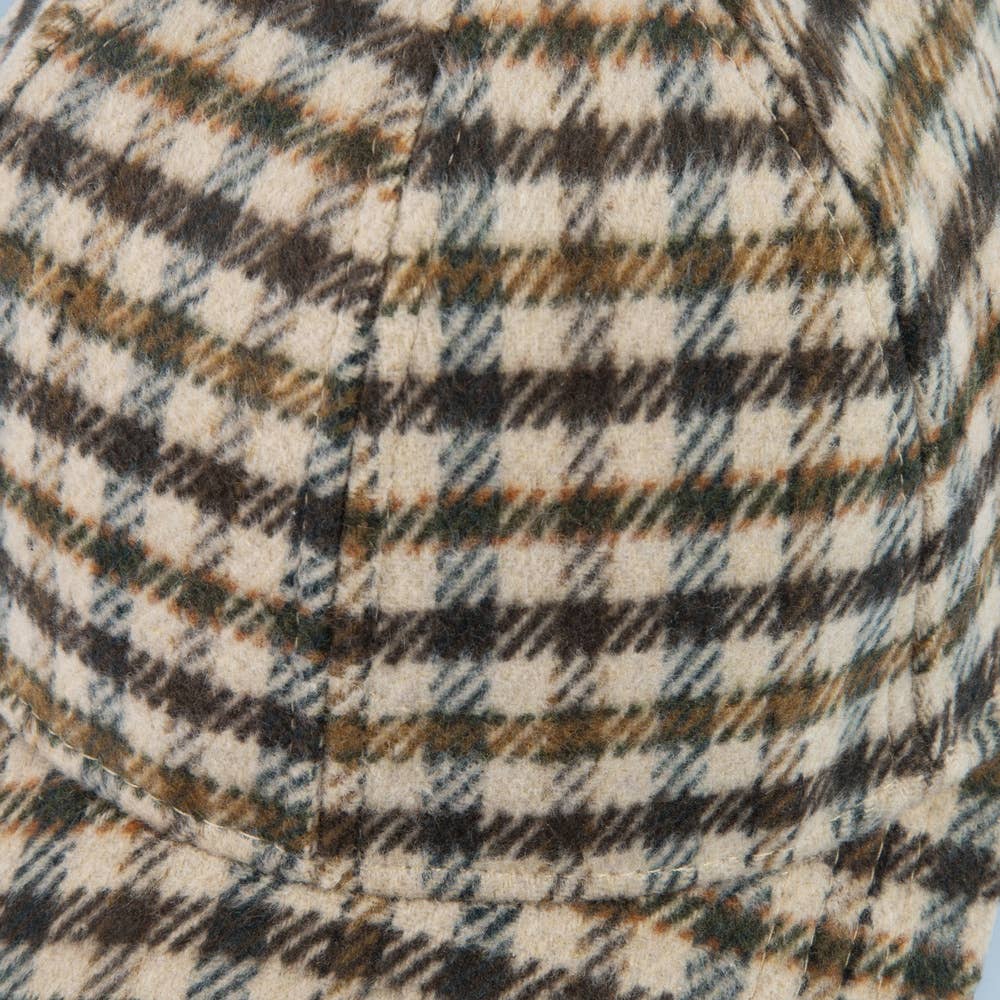Rust & River Plaid Baseball Cap
