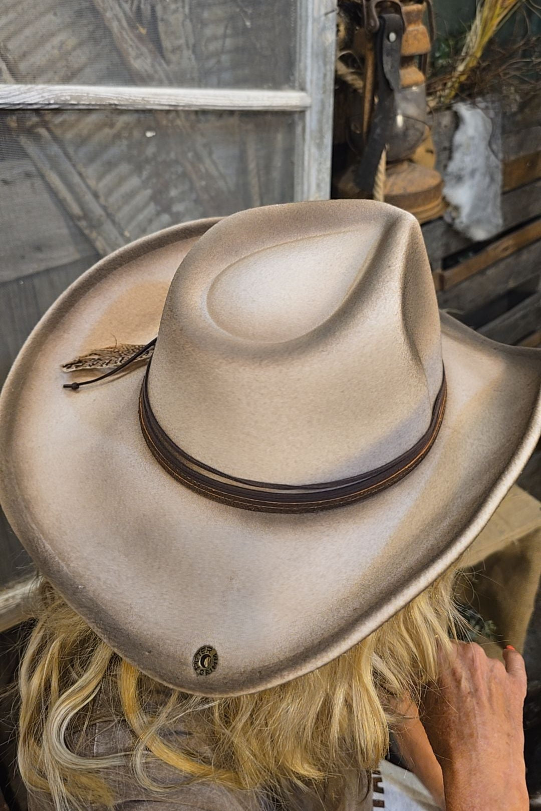 Tea-Stained Trails Cowgirl Hat