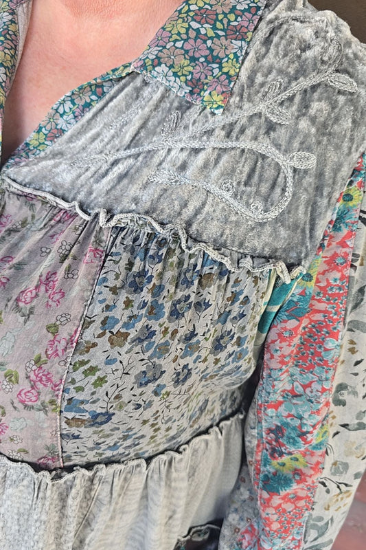 Juniper Silver Blouse