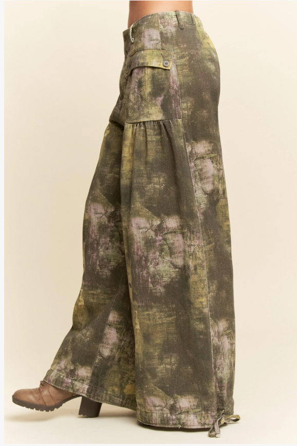 Mystic Olive Denim Pants