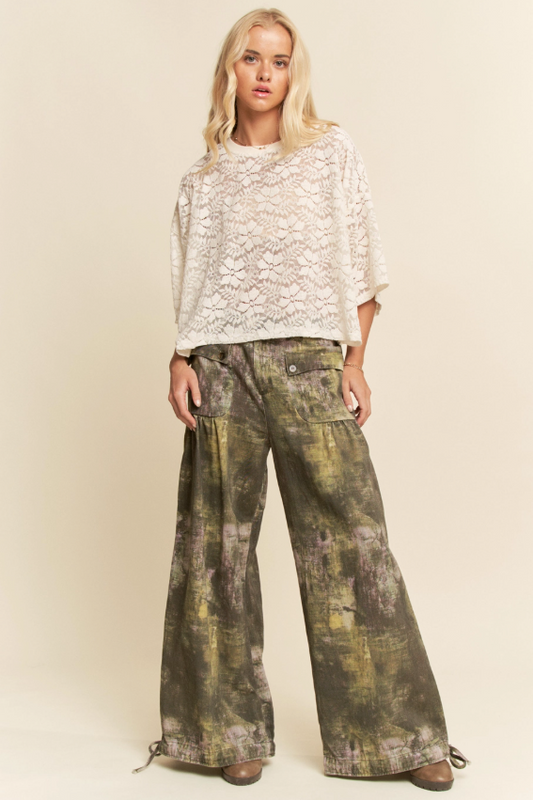 Mystic Olive Denim Pants