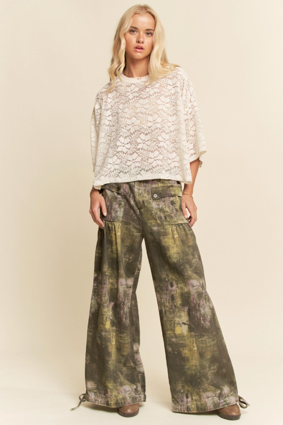 Mystic Olive Denim Pants
