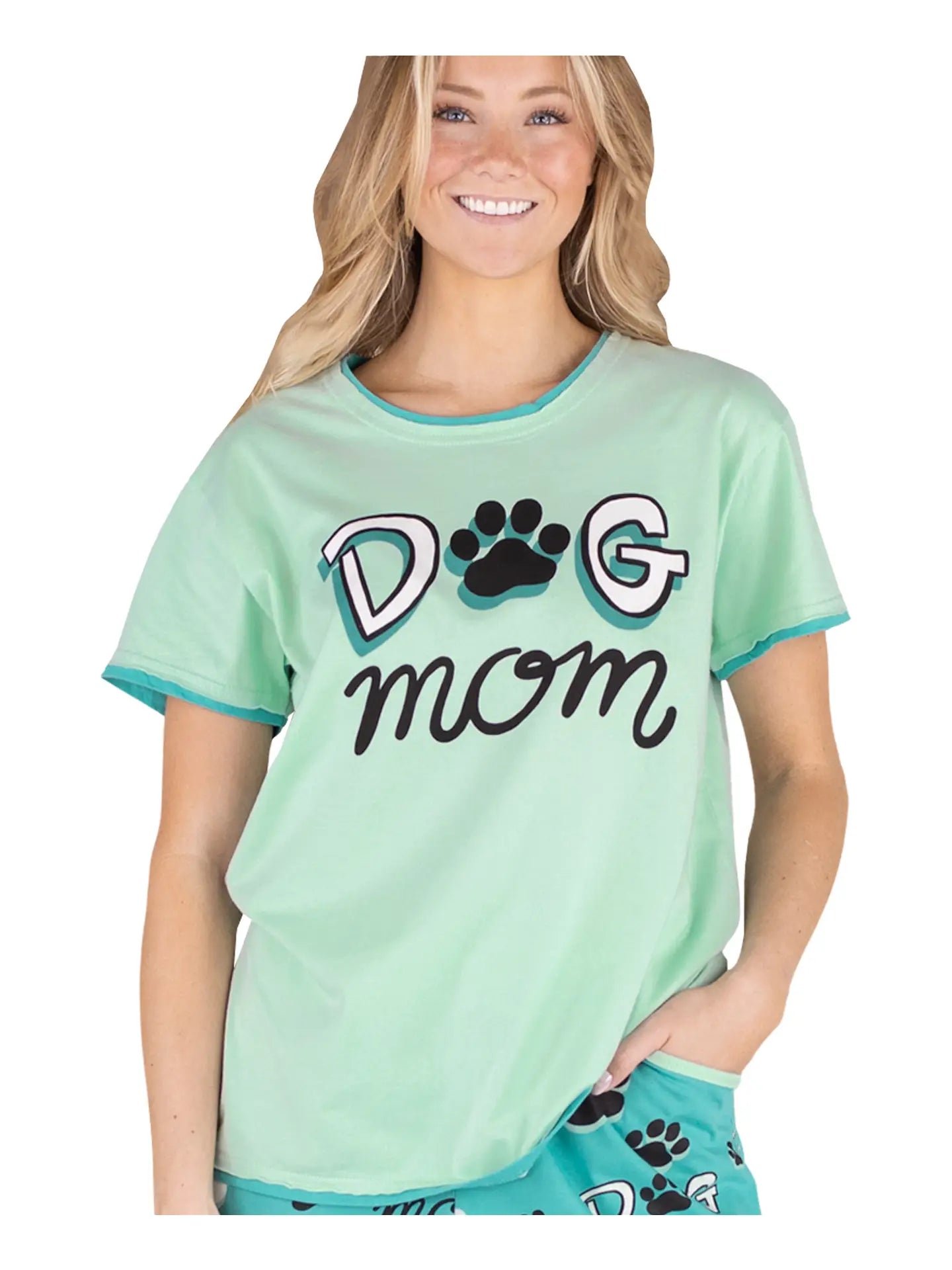 Dog Mom Cotton Pajama Set