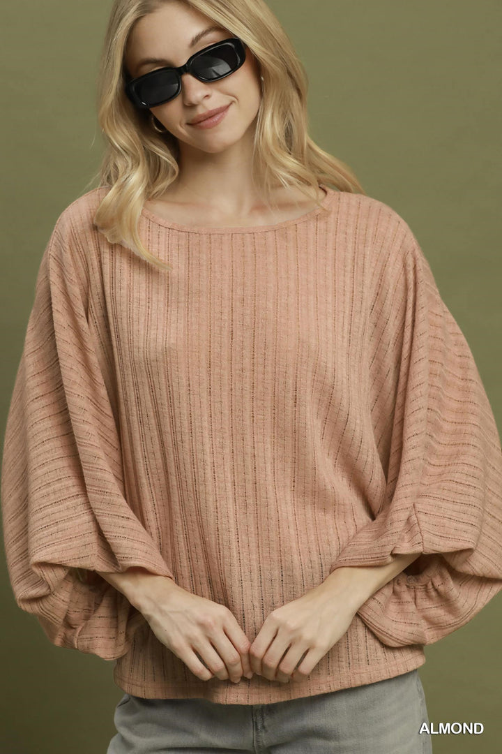 Blush Peach Whisper Blouse