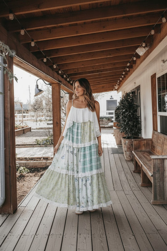 Mariposa Morning Floral Dress